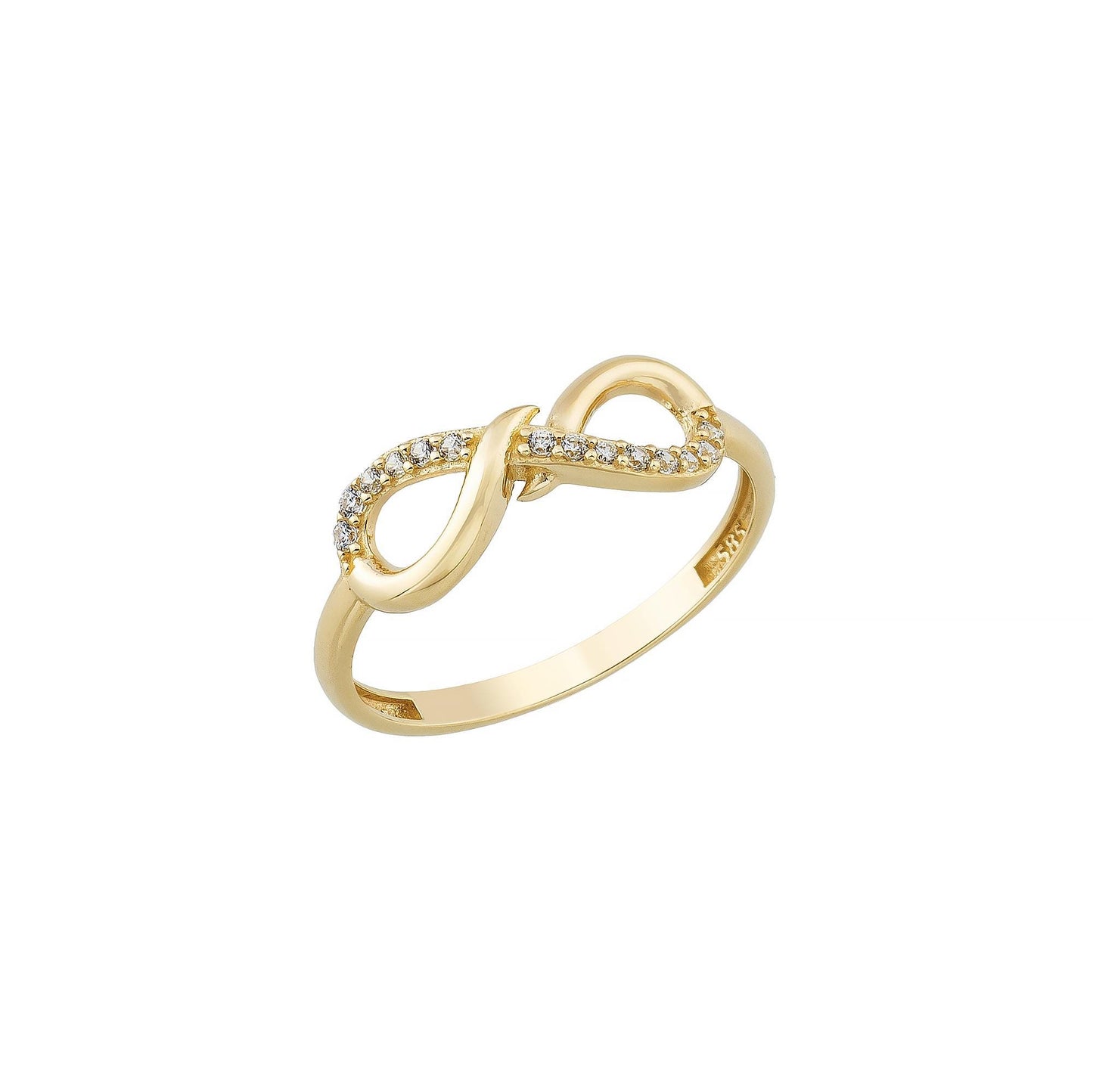 gold CZ ring