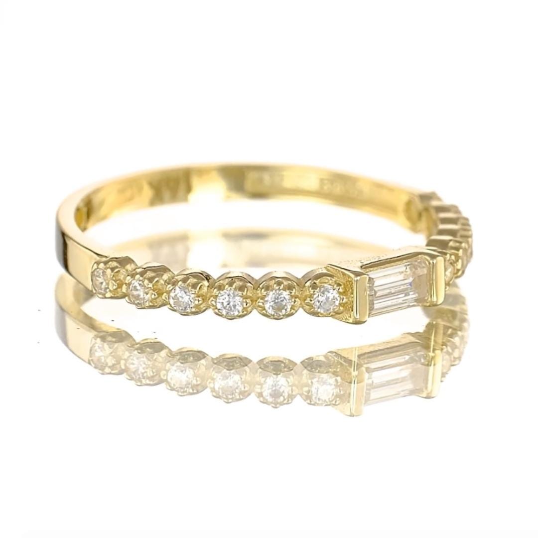 baguette band ring