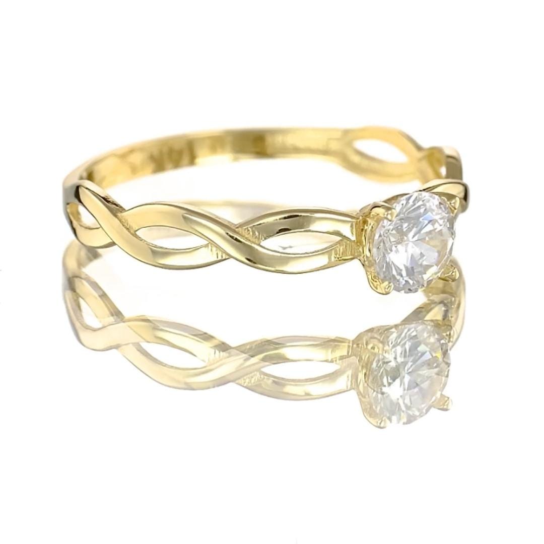 stacking gold ring