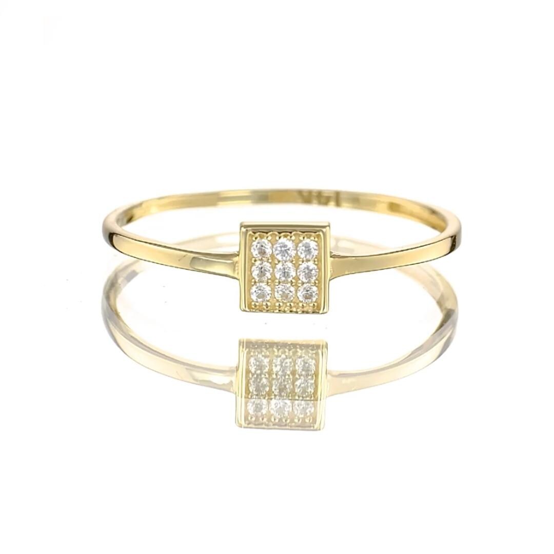 modern gold ring