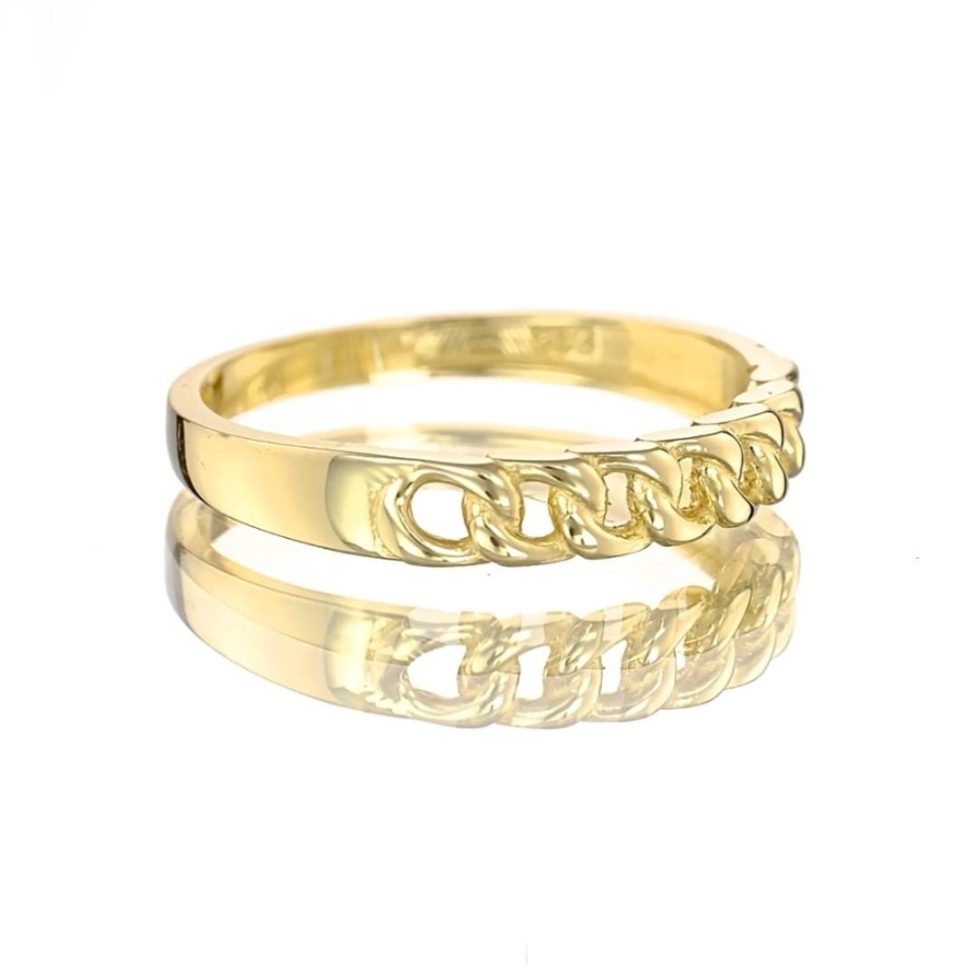 polished gold band