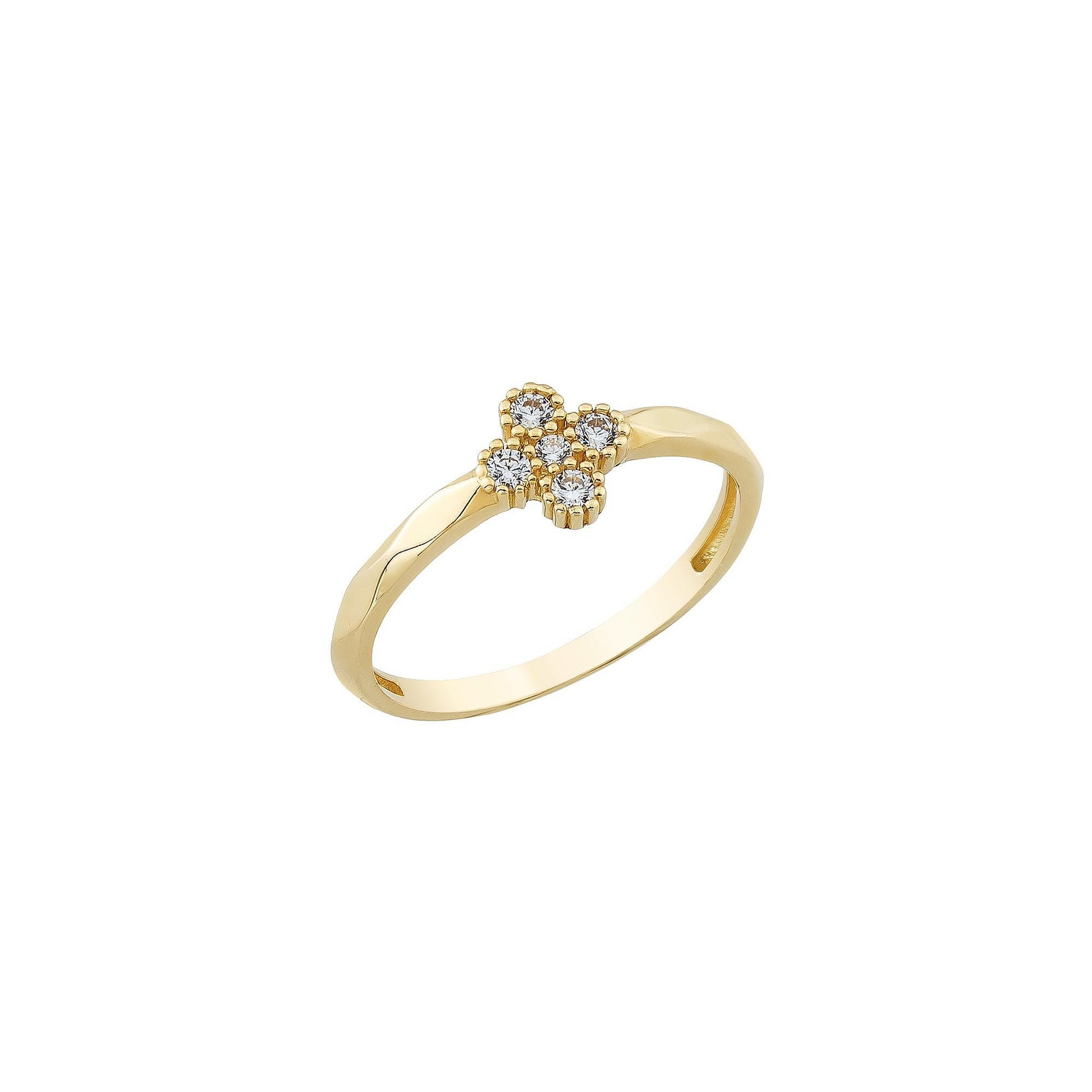 floral diamond band