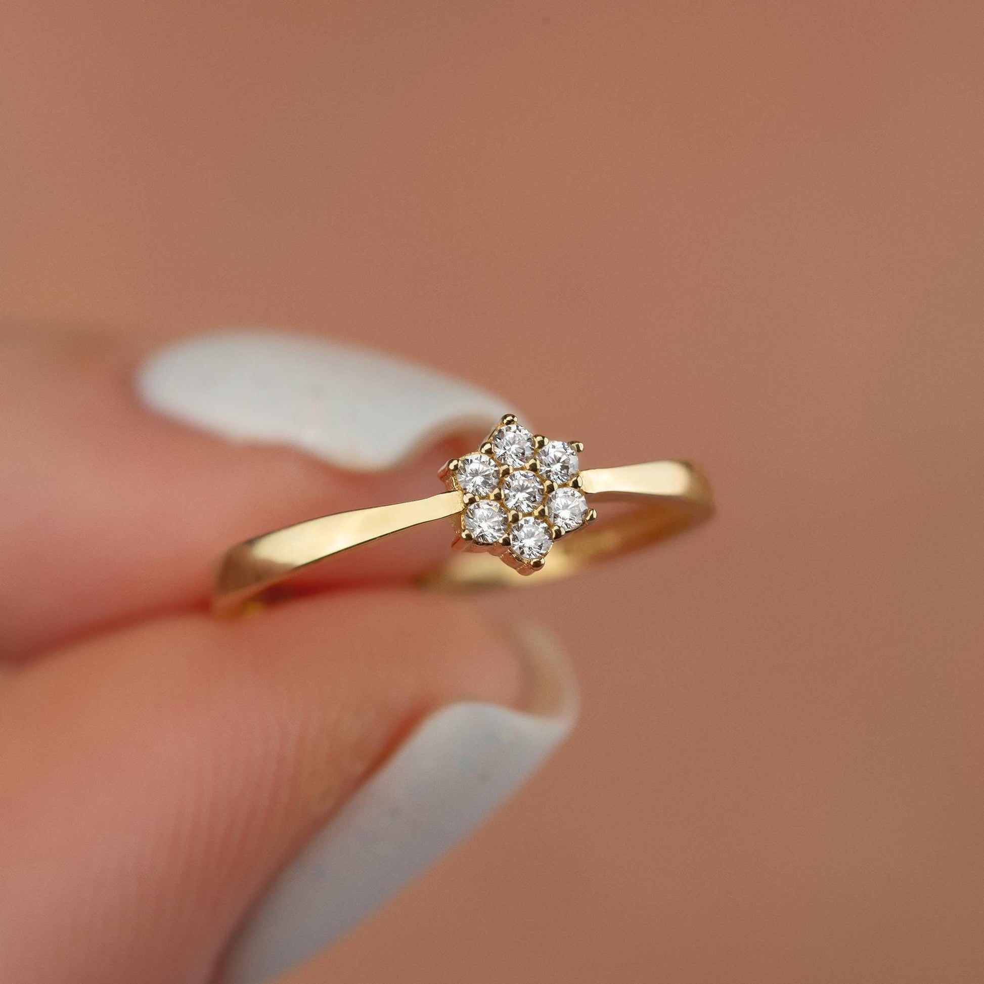 gold star ring